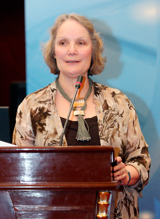 英國(guó)內(nèi)政部實(shí)驗(yàn)動(dòng)物監(jiān)管部門(mén)負(fù)責(zé)人Judy女士演講